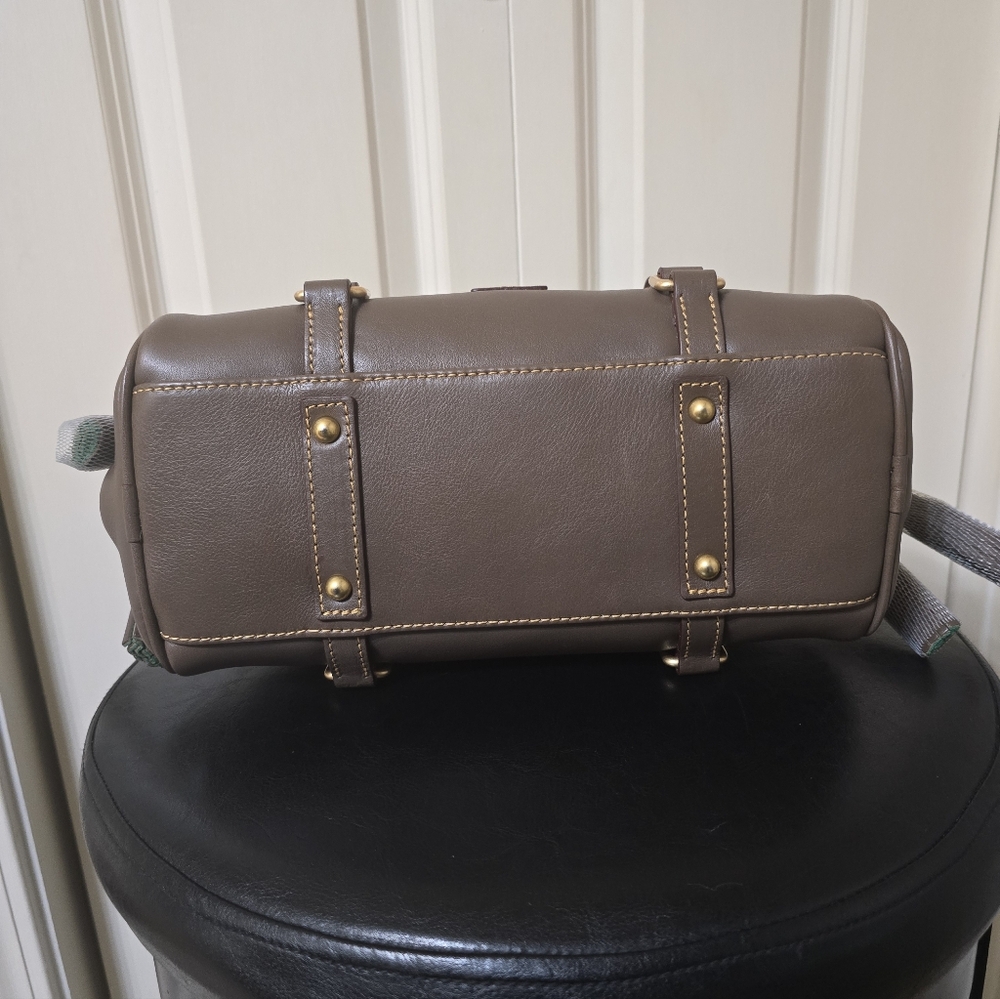 New Dooney Florentine Mini Satchel - Color: Elephant - Picture 6 of 15